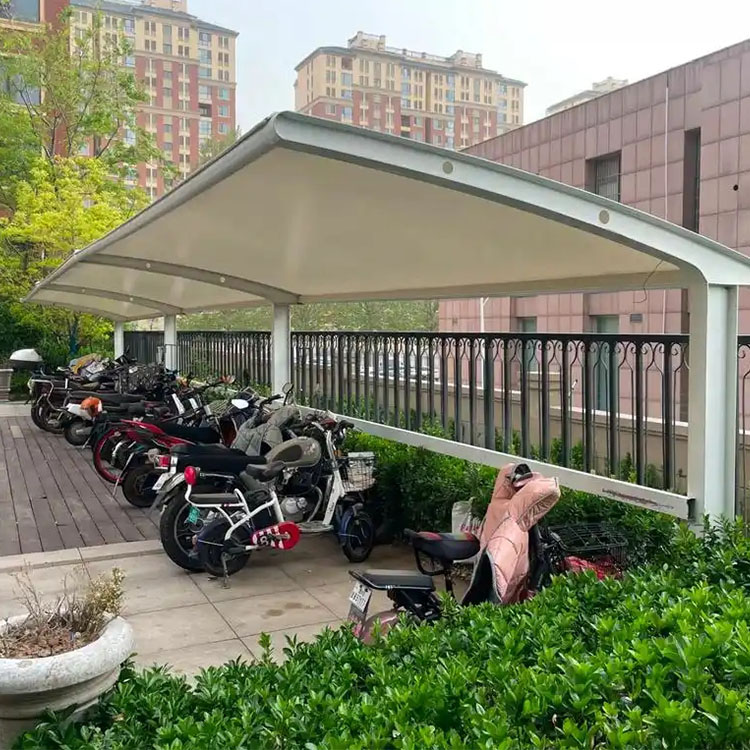 延津县膜结构电动车棚